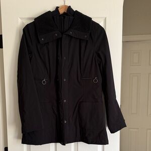 Banana Republic Black Raincoat